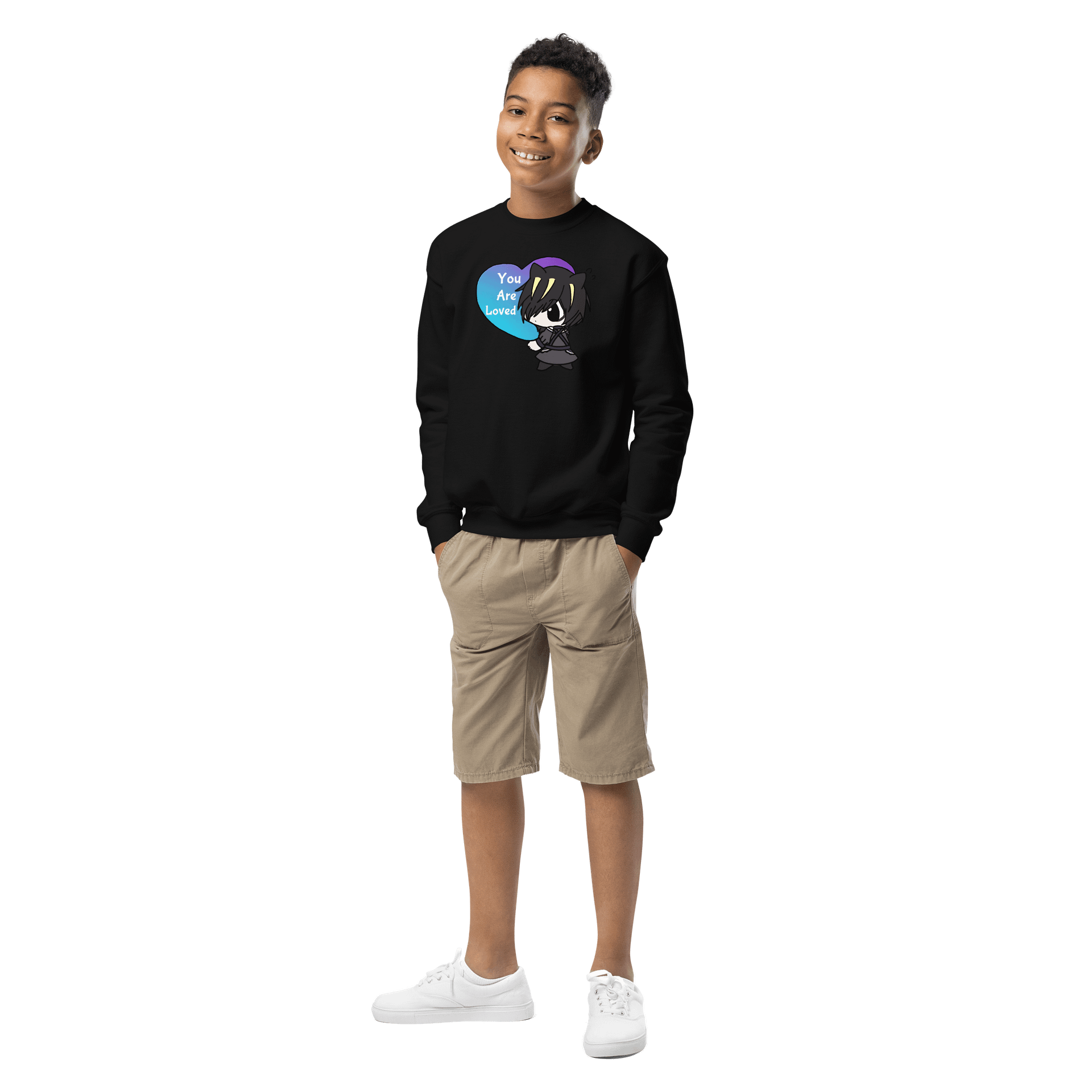 You Are Loved Youth Crewneck product image (1)