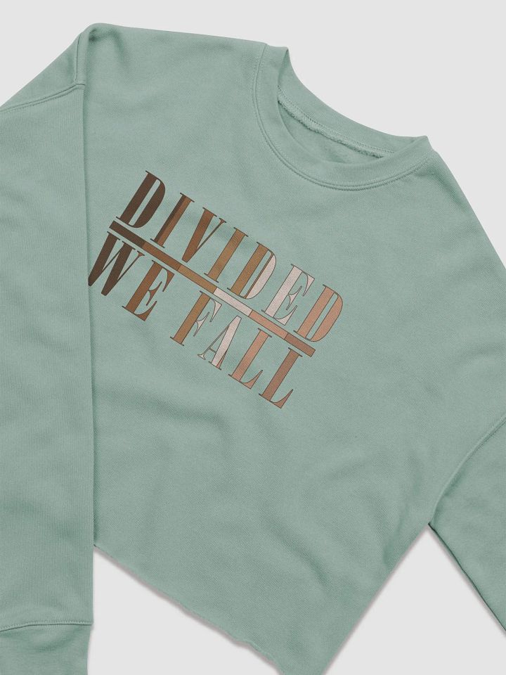 Divided We Fall - Skin Colour Two - Bella+Canvas Women's Fleece Crop Sweatshirt product image (1)