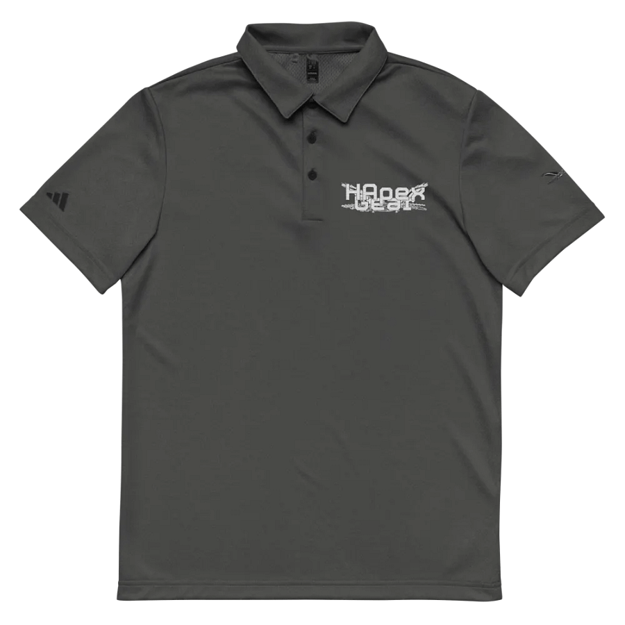 Space-Dyed Polo Shirt - Embroidered - White HApex Gear White Logo product image (5)