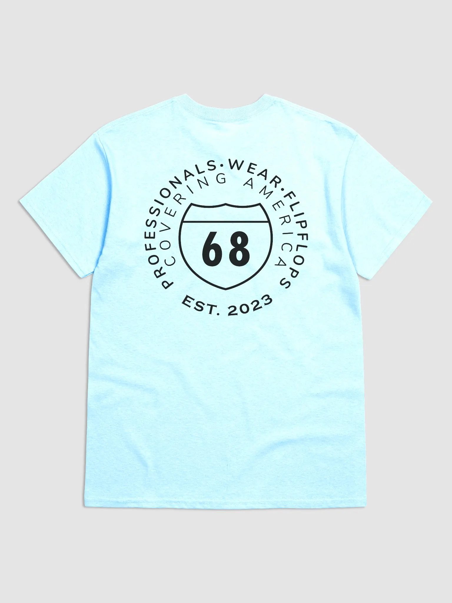 baby blue t-shirt product image (2)