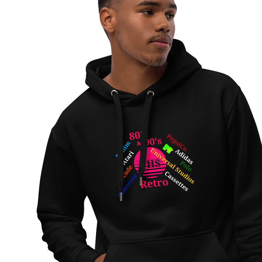Retro Nostalgia VHS Circle Premium Hoodie product image (5)