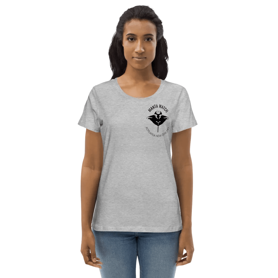 NZ Manta Tee - Black Logo (Slim) product image (1)