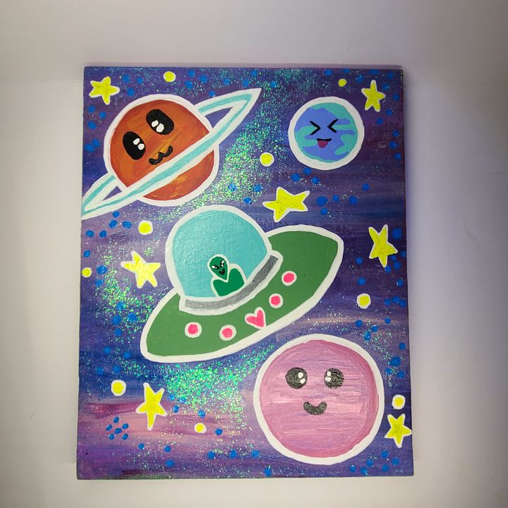 Interstellar K4w411 8x10 painting on canvas product image (2)
