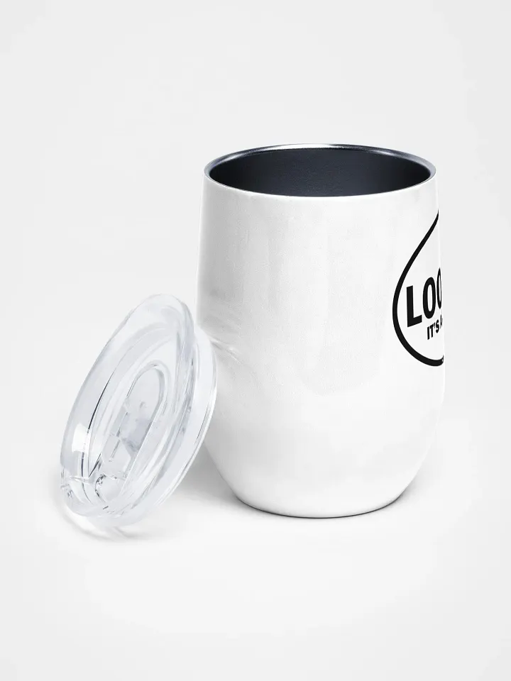 LOOPING - It's A Lifestyle - Wine Tumbler - Insulated Stainless Steel product image (2)