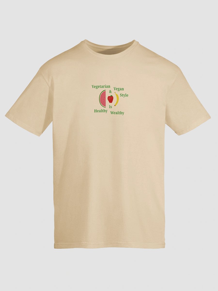 Healthy & Wealthy Vegan T-Shirt product image (9)