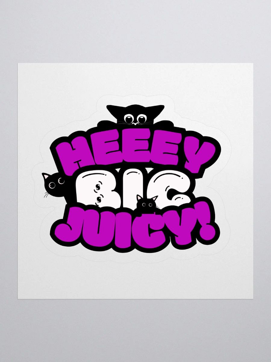 HEEEY BIG JUICY - KITTY STICKERS product image (10)
