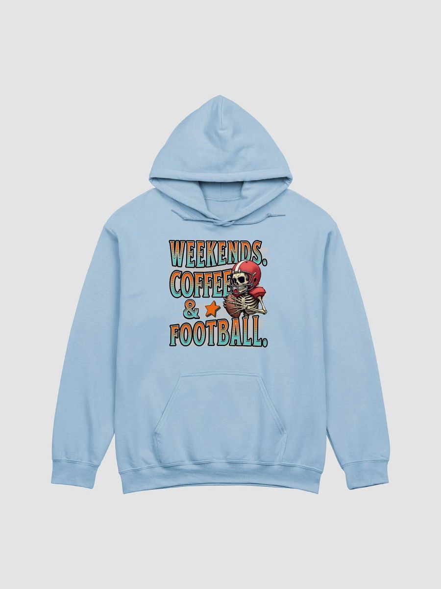 Weekends Coffee And Football Skeleton Warrior Hoodie product image (7)