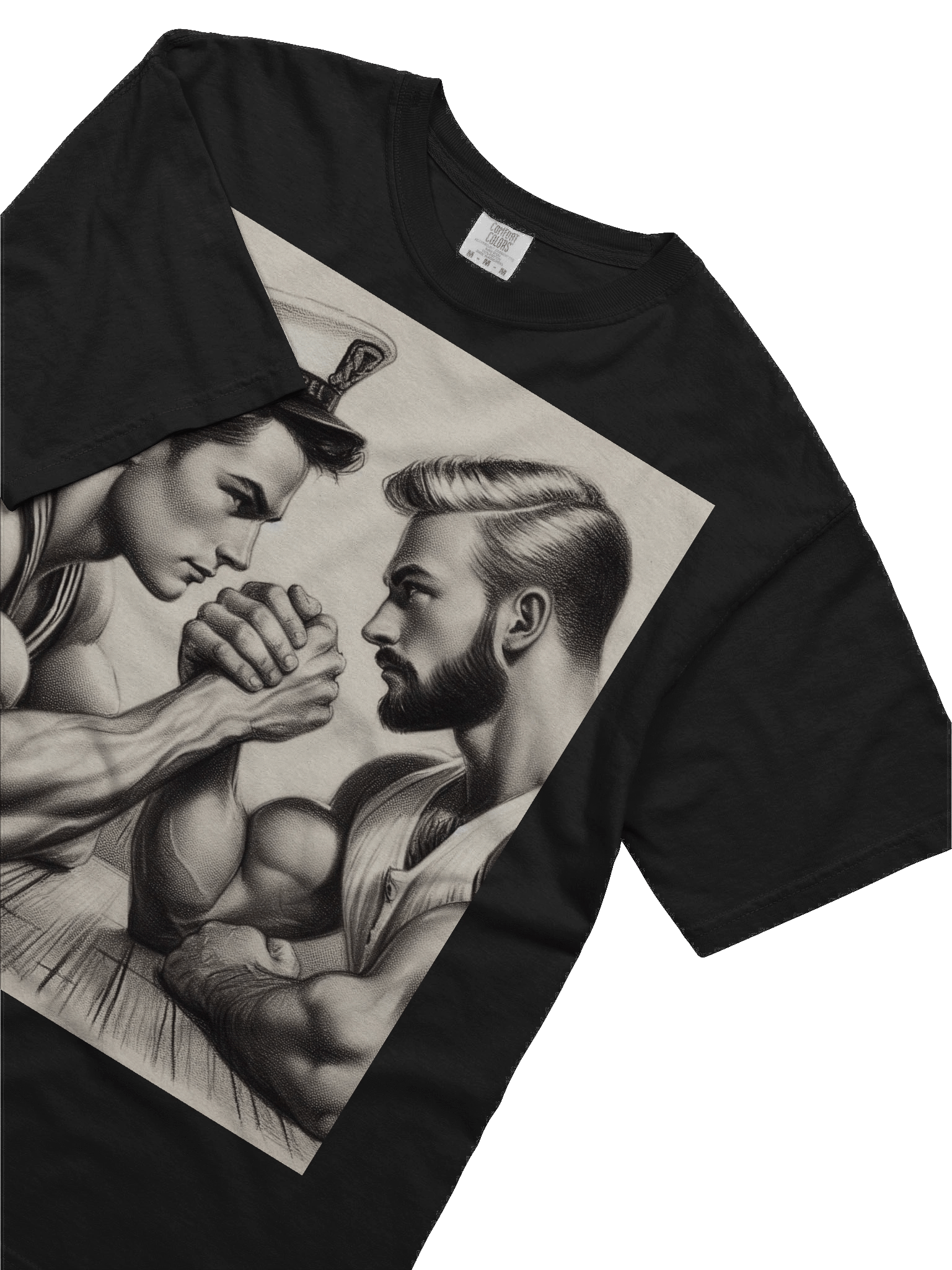 Up Close and Personal: Sailors – Tom of Finland Tribute Gay Pride Graphic Design T-Shirt product image (5)