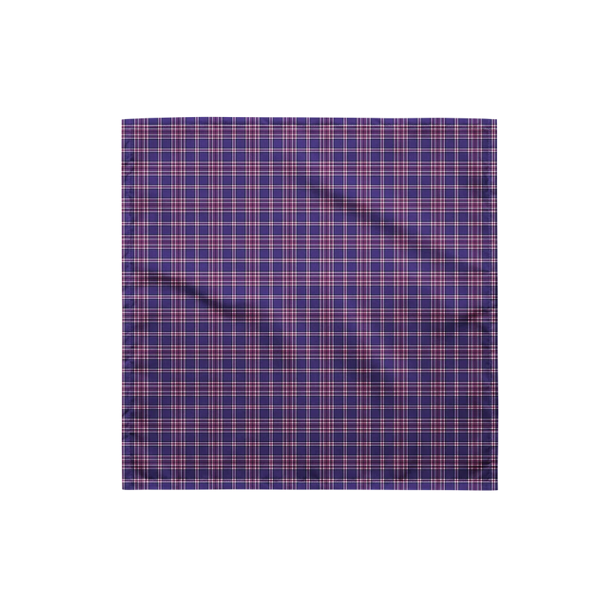 Orchid and Violet Plaid Bandana product image (4)