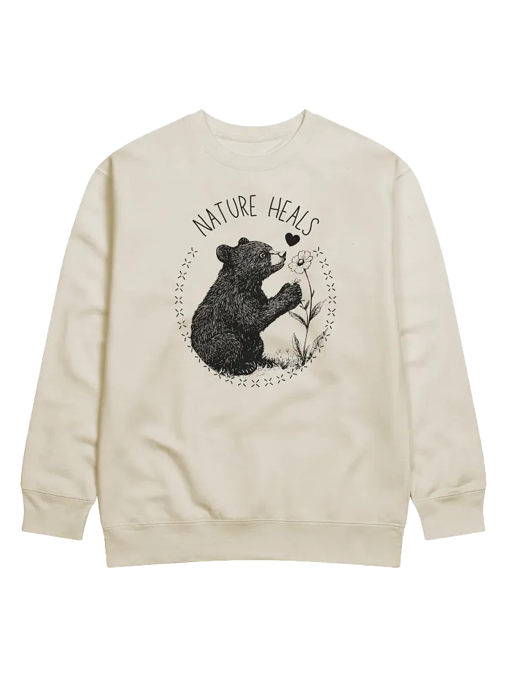 Nature Heals Bear Sweatshirt product image (1)