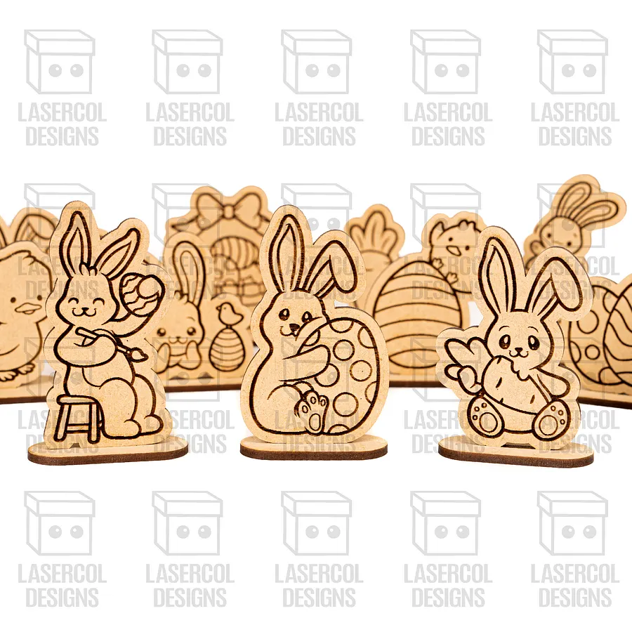 Easter Cutouts With Base Set 1 - Laser Cut Files product image (2)