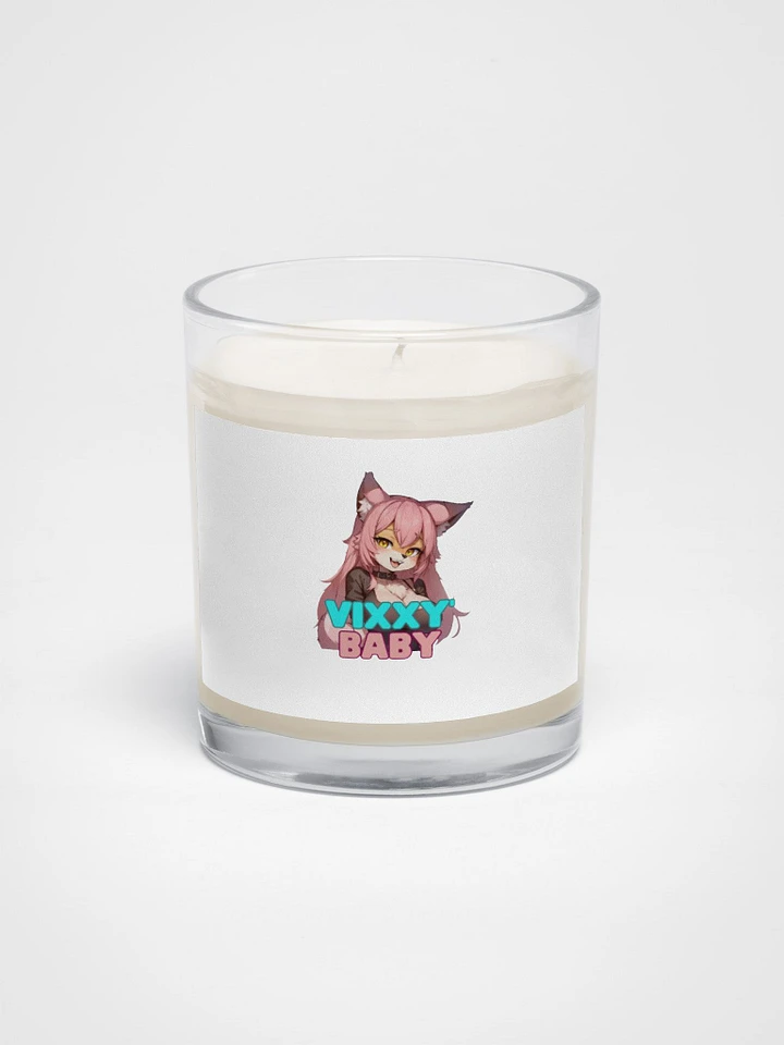 Vixxybaby Twitch Logo Soy Wax Candle In A Glass Jar product image (1)