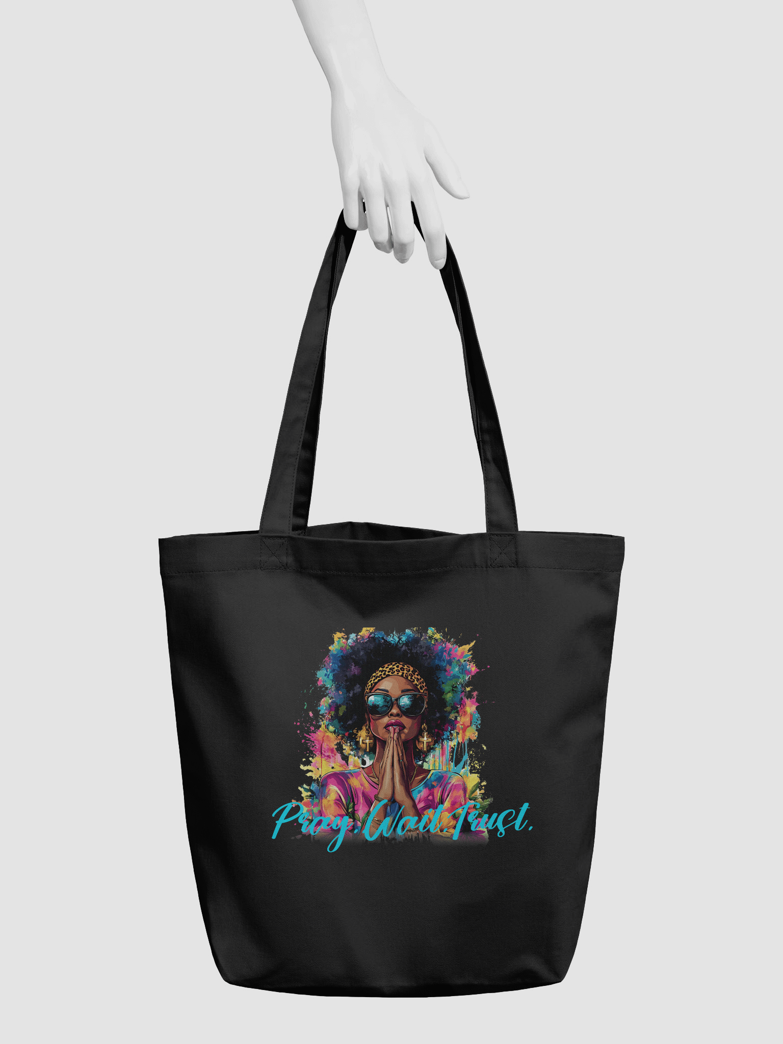 Prayerful Vibes Eco Tote Bag product image (6)