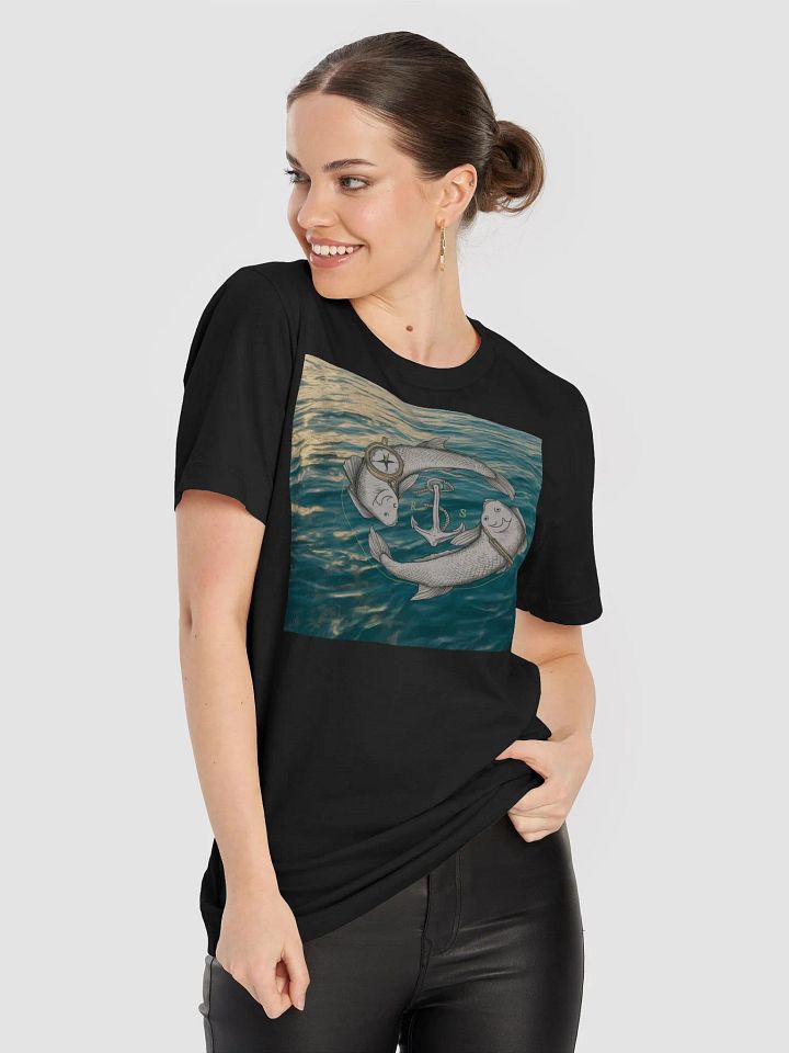 Pisces Zodiac Unisex T-Shirt - Anchor Design product image (1)