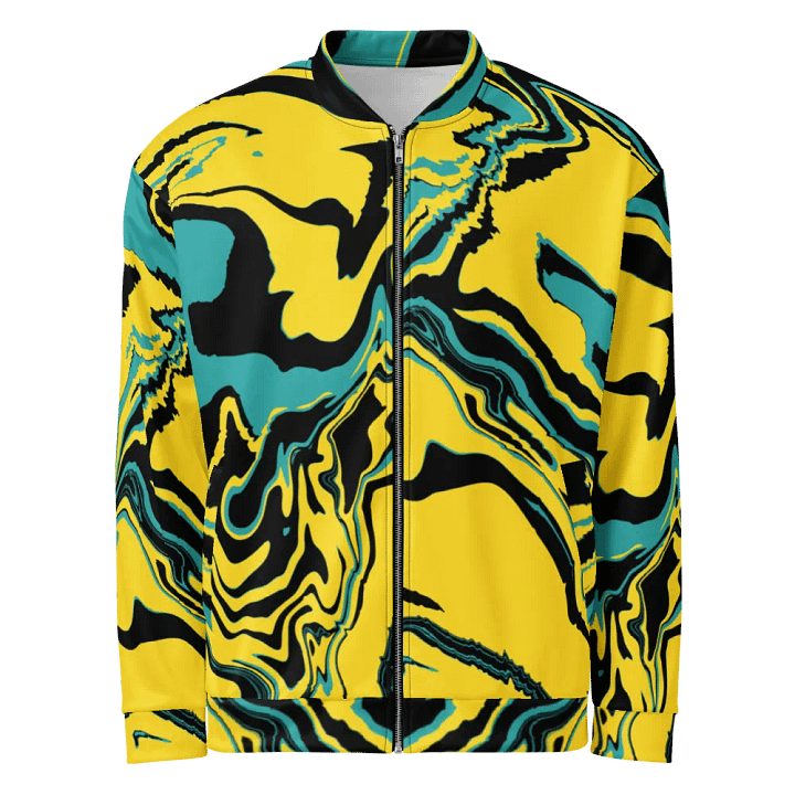 Swirling Spectrum All-Over Bomber Jacket product image (1)