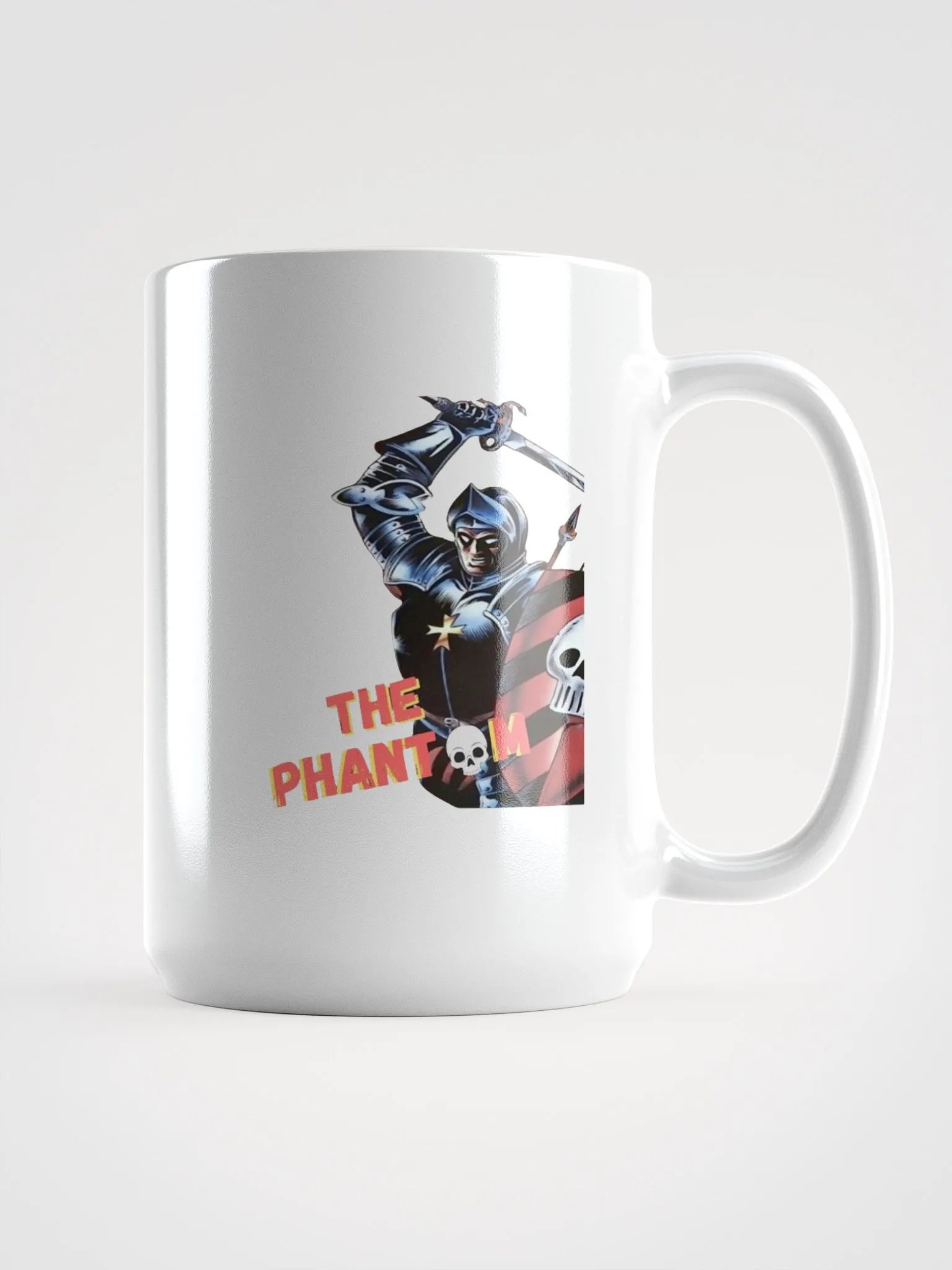 Ghost who Walks in Warrior Look :White Glossy Mug product image (1)