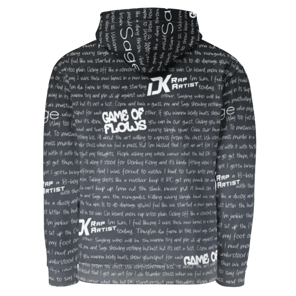 Game of Flows - DK Rap Artist & Sage - G.O.T. GREY - Unisex Hoodie product image (4)