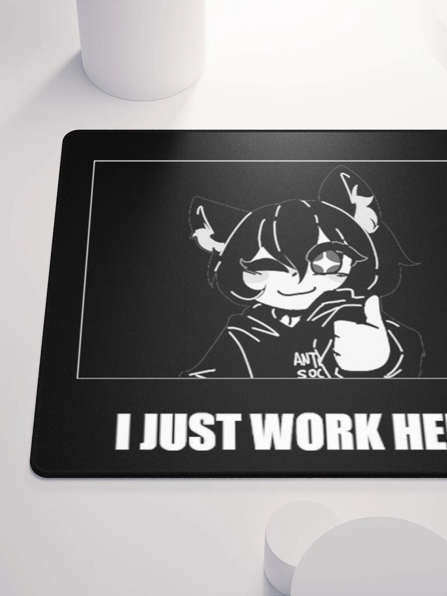 MØRI I JUST WORK HERE GAMING MOUSE PAD product image (6)