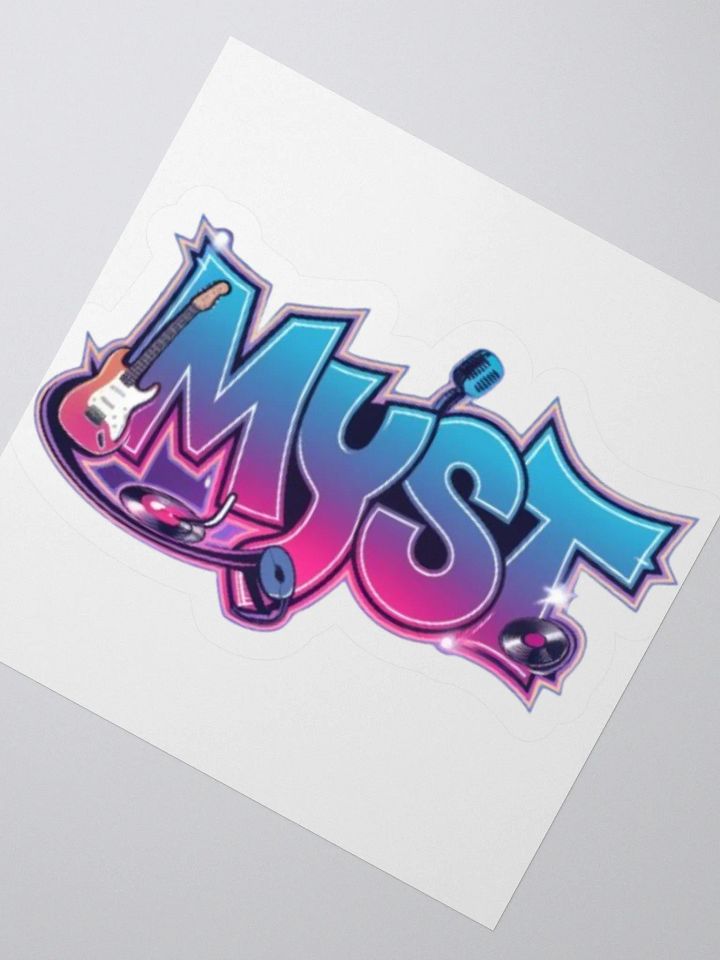 Myst Logo Stickers – Slap the Vibe Anywhere (OG ThisIsMystMusic Logo) product image (5)