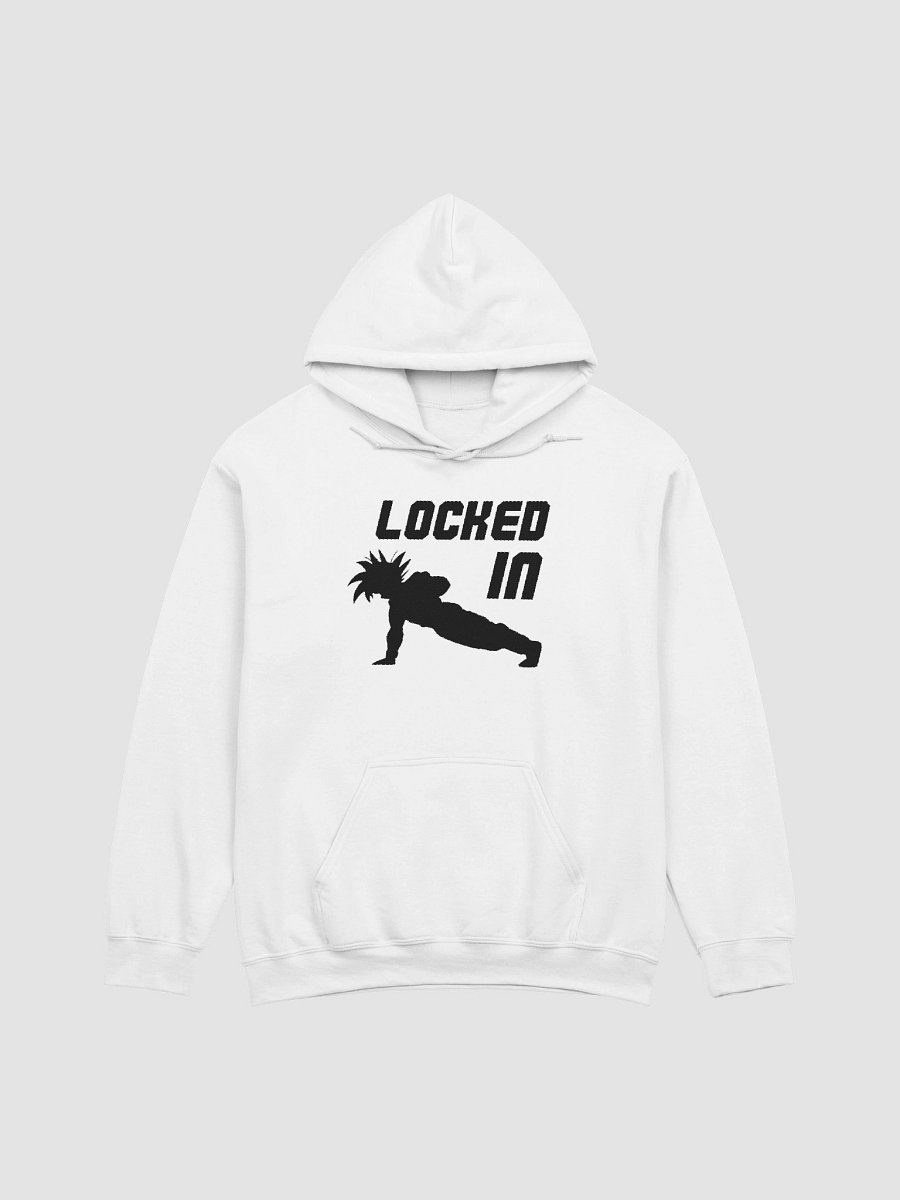 LOCKED IN hoodie (black logo) product image (3)