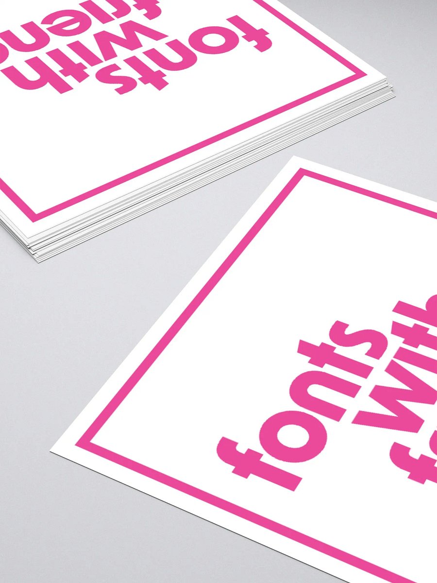 Fonts with Friends 3