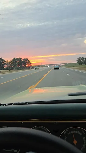 Man I love this truck. 💪😎 1500+ mile roadtrip, cruise control set, and just floatin' down the road. #c10 #lsswap #cruisinthec...