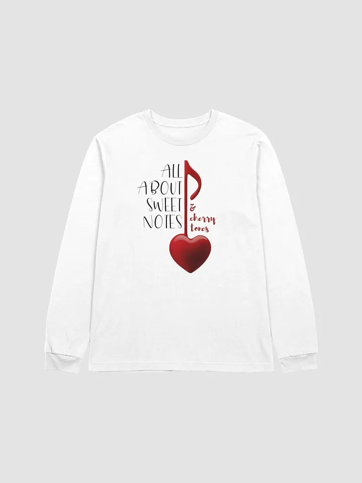 Sweatshirt For Singers - All About Sweet Notes & Cherry Tones product image (1)