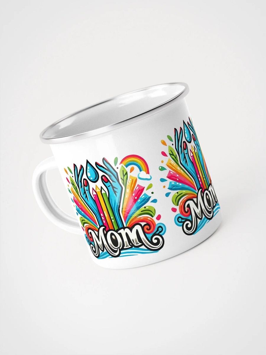 Artistic MOM Enamel Mug product image (4)