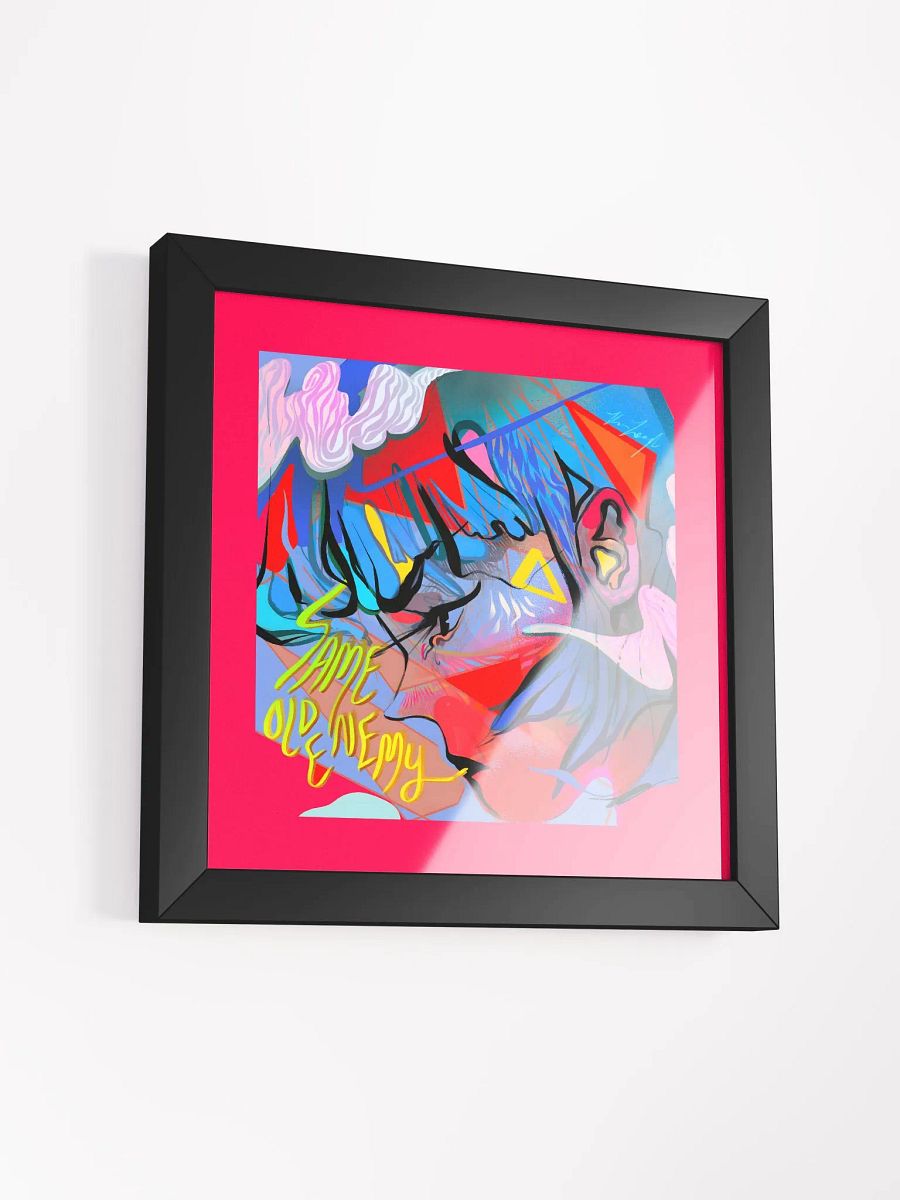 Same Old Enemy Square Framed Matte Print product image (43)