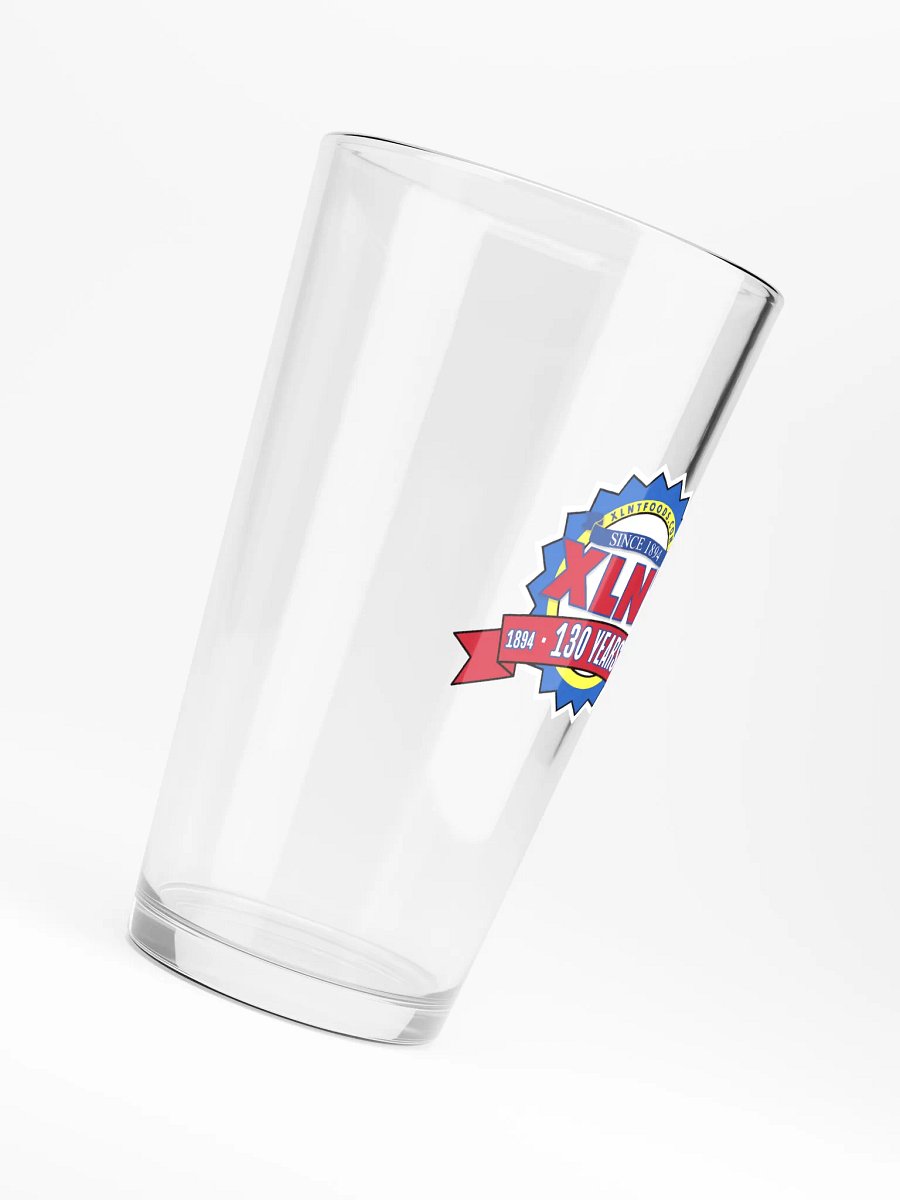 XLNT Foods 130th Anniversary Logo Shaker Pint Glass product image (5)