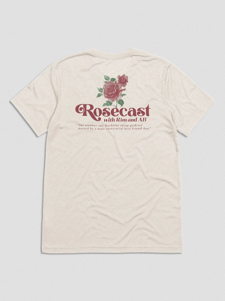 Retro Rose T-Shirt (Triblend) (Front and back) product image (3)