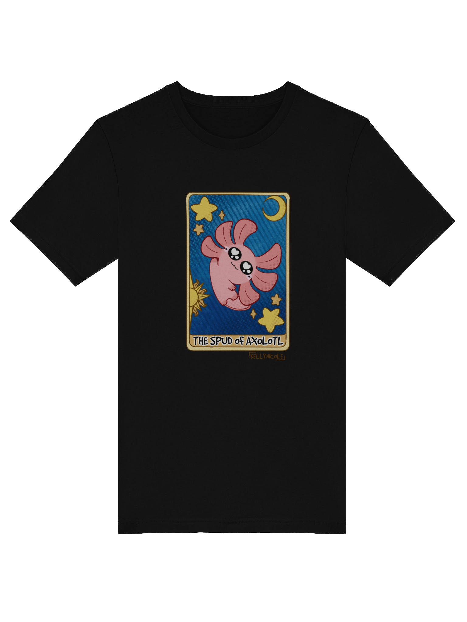 Spud Tarot Card Fitted T-shirt product image (45)