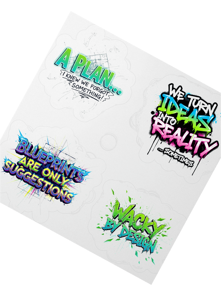Wacky Wisdom Sticker Set product image (6)