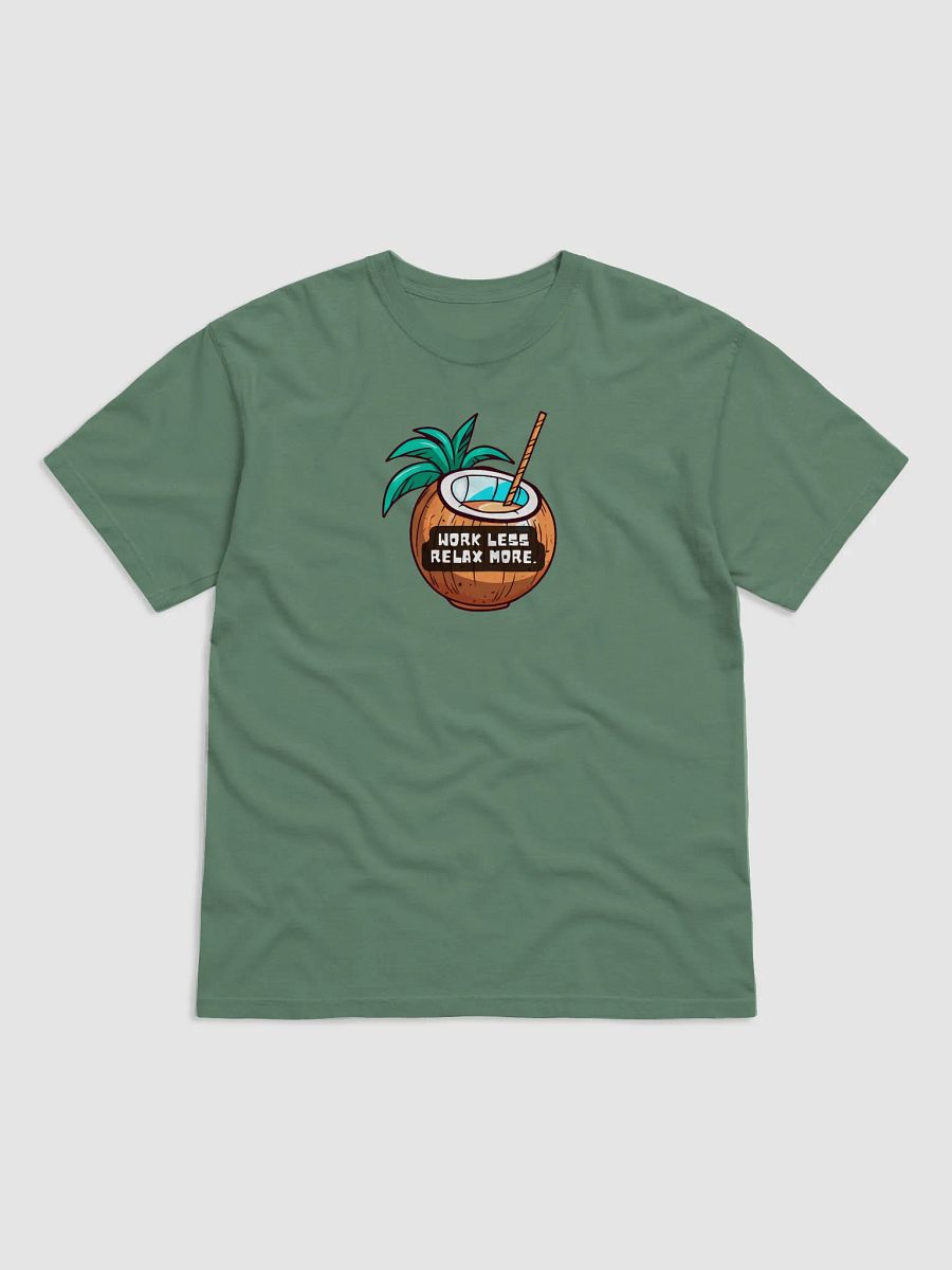 Tropical Vibes Coconut T-Shirt | work less relax more product image (9)