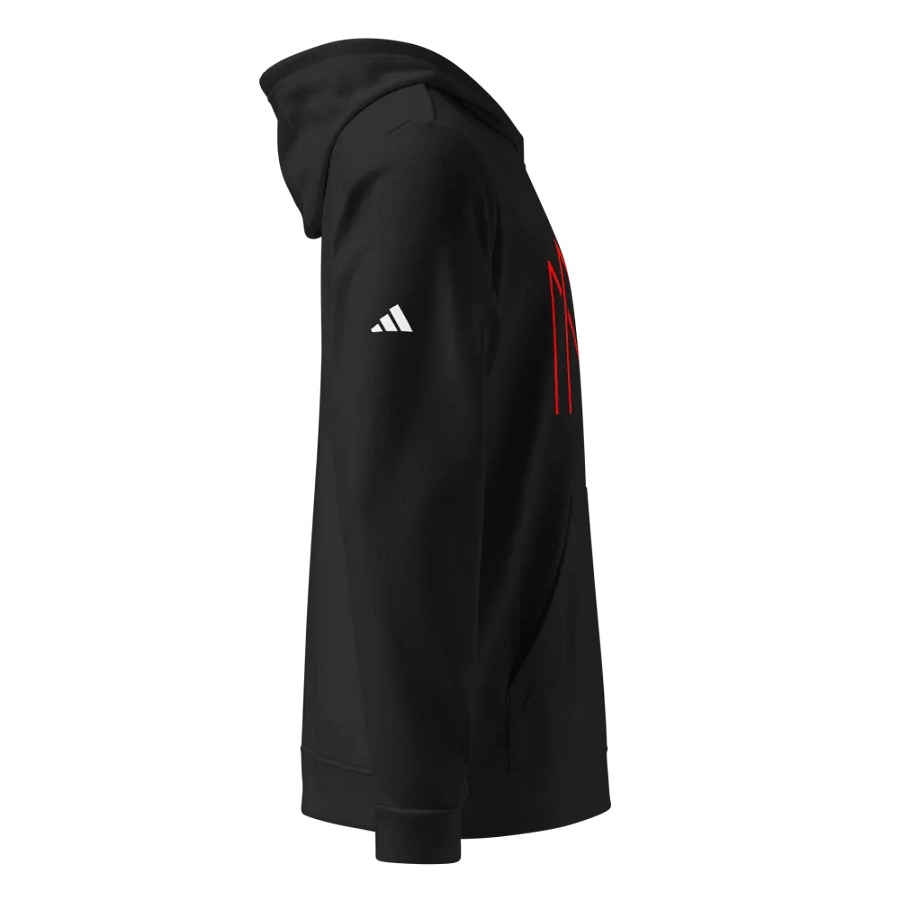 Millennial Adidas Fleece Hoodie-Red product image (3)