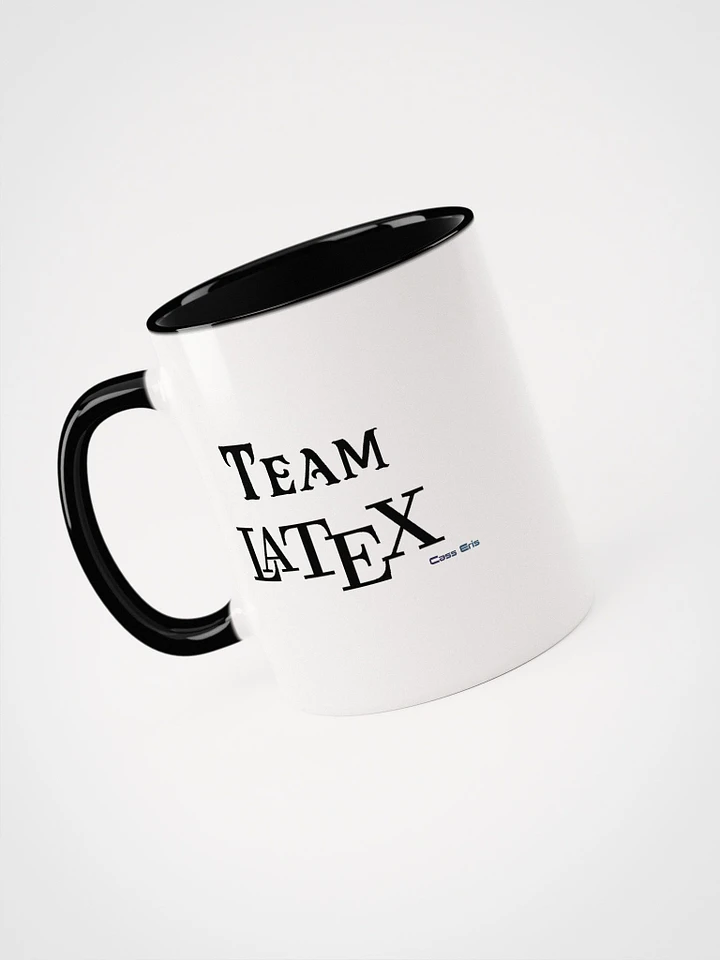 Team LaTeX White Peekaboo Mug product image (1)
