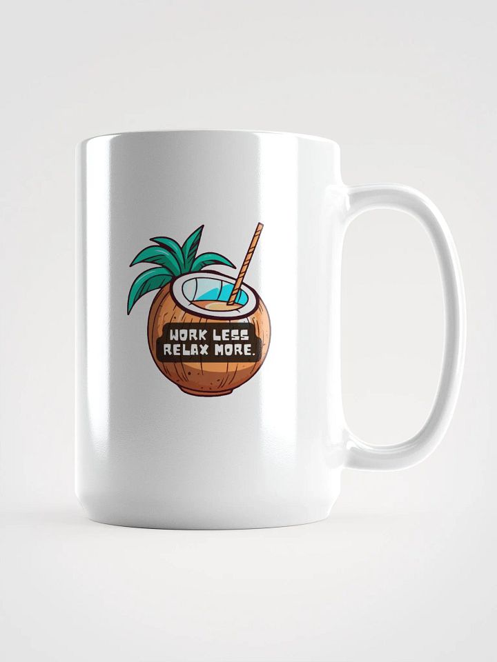 Tropical Bliss Mug | work less relax more product image (1)
