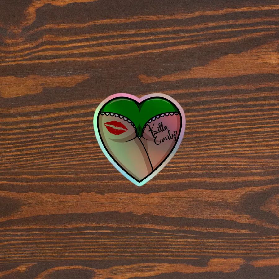HEART BUTT STICKER product image (5)