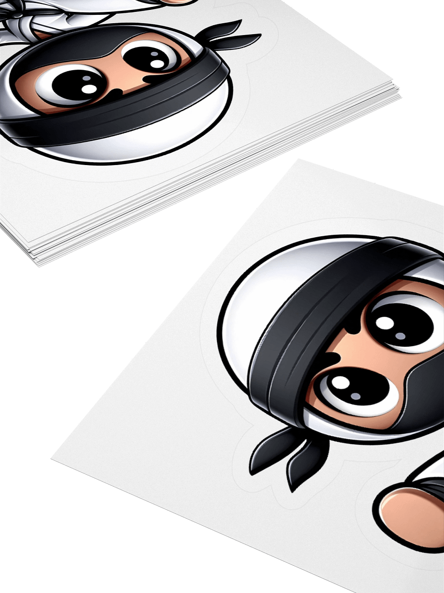 Cute Ninja Sticker v2 product image (12)
