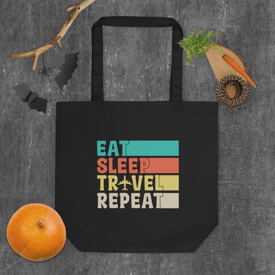 Tote Bag: Eat, Sleep, Travel, Repeat product image (5)