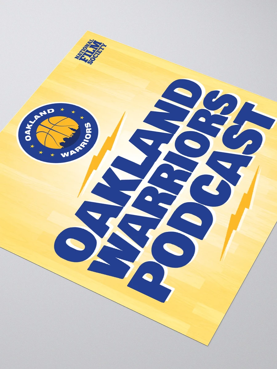 Oakland Warriors Podcast Logo Sticker product image (2)