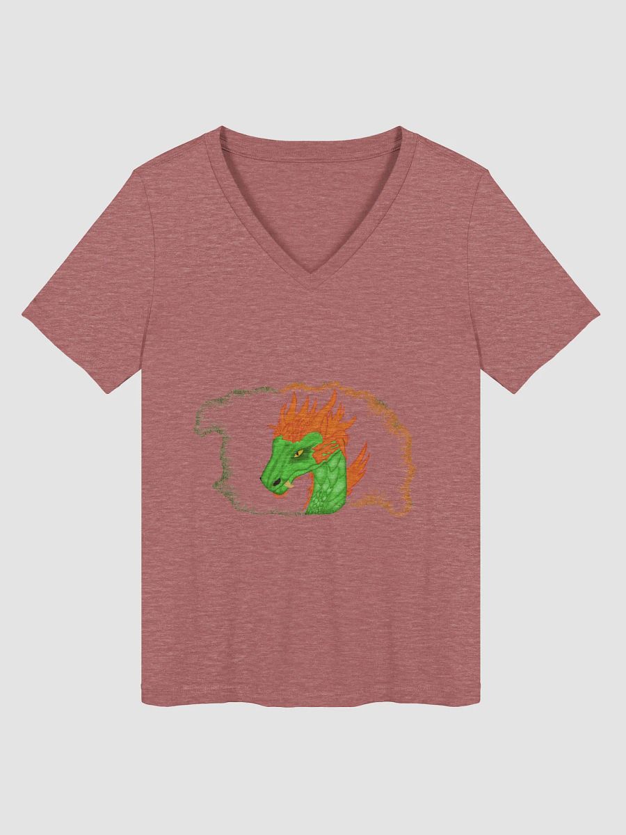 Dragon's Blaze Relaxed V-Neck T-Shirt product image (3)