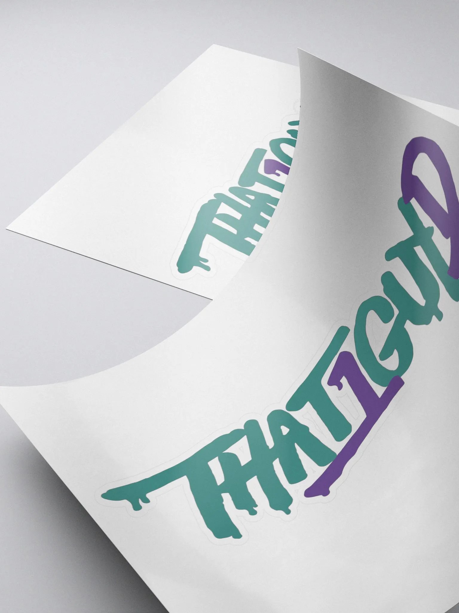 That1GuyD Text Logo Sticker product image (4)