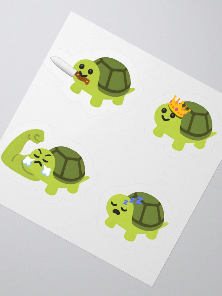 Assortment of Turtle Stickers 1 product image (2)