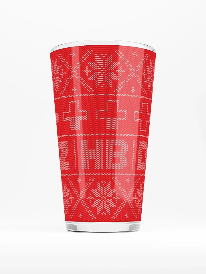 HappyBombs Festive Knit Pint Glass product image (1)