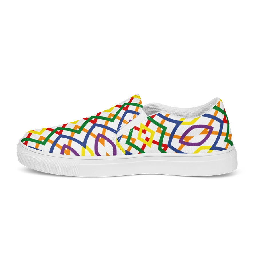 Mens Slip On Canvas - Rainbow (b) product image (10)