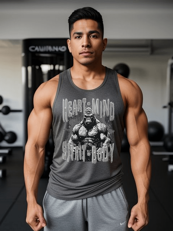 Takes Heart Mind Spirit Body Fitness Workout Gym Trainer Tank Top product image (2)
