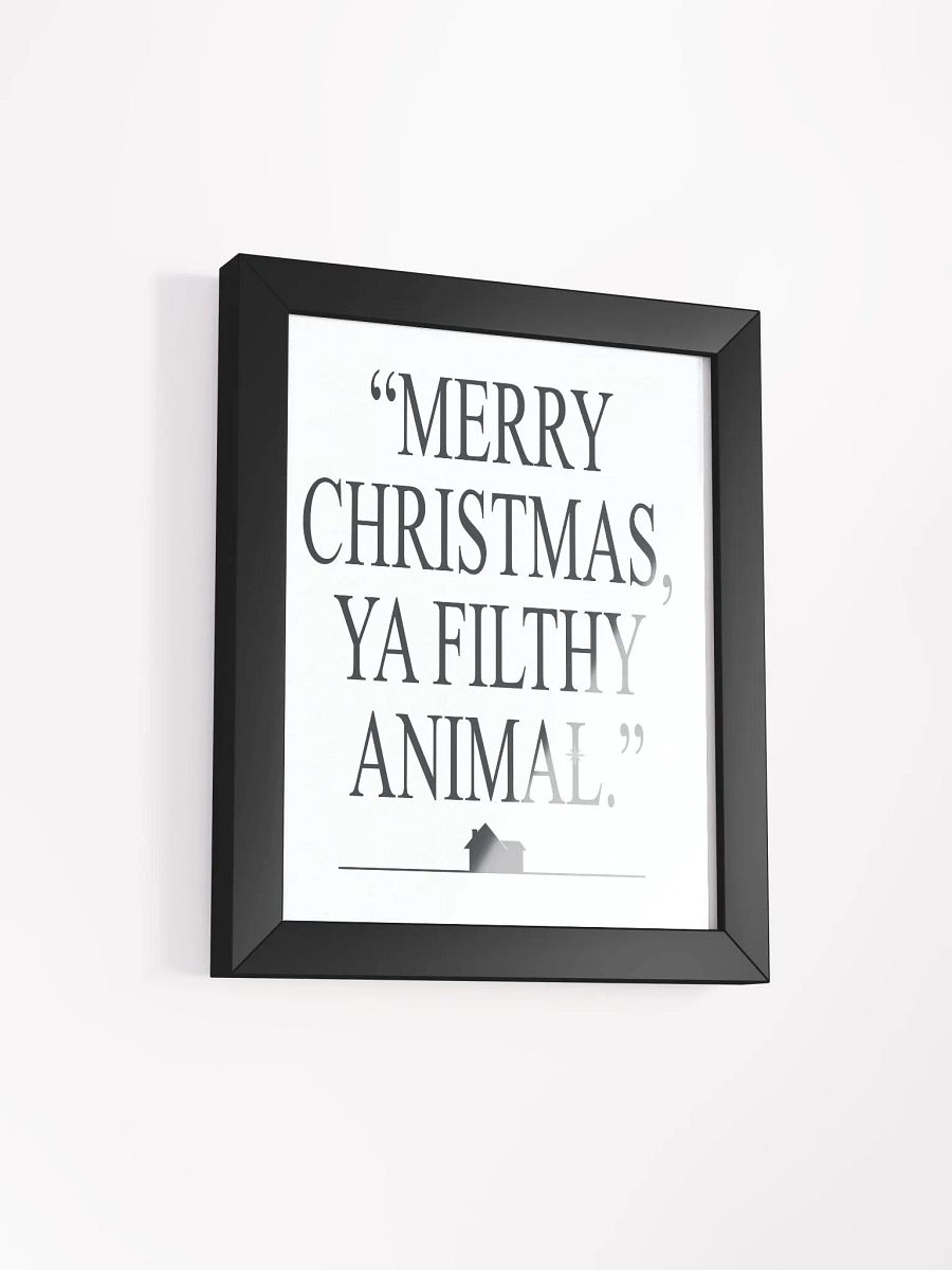 Merry Christmas, Ya Filthy Animal Wall Art product image (52)