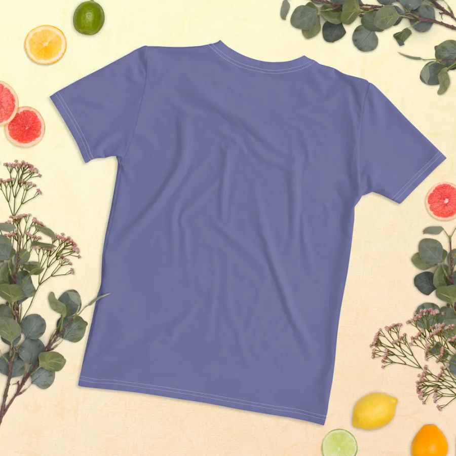 Plain Purple Soft Summer Women's Crewneck Polyester Heavyweight Premium T-Shirt by Treasure Pie product image (11)