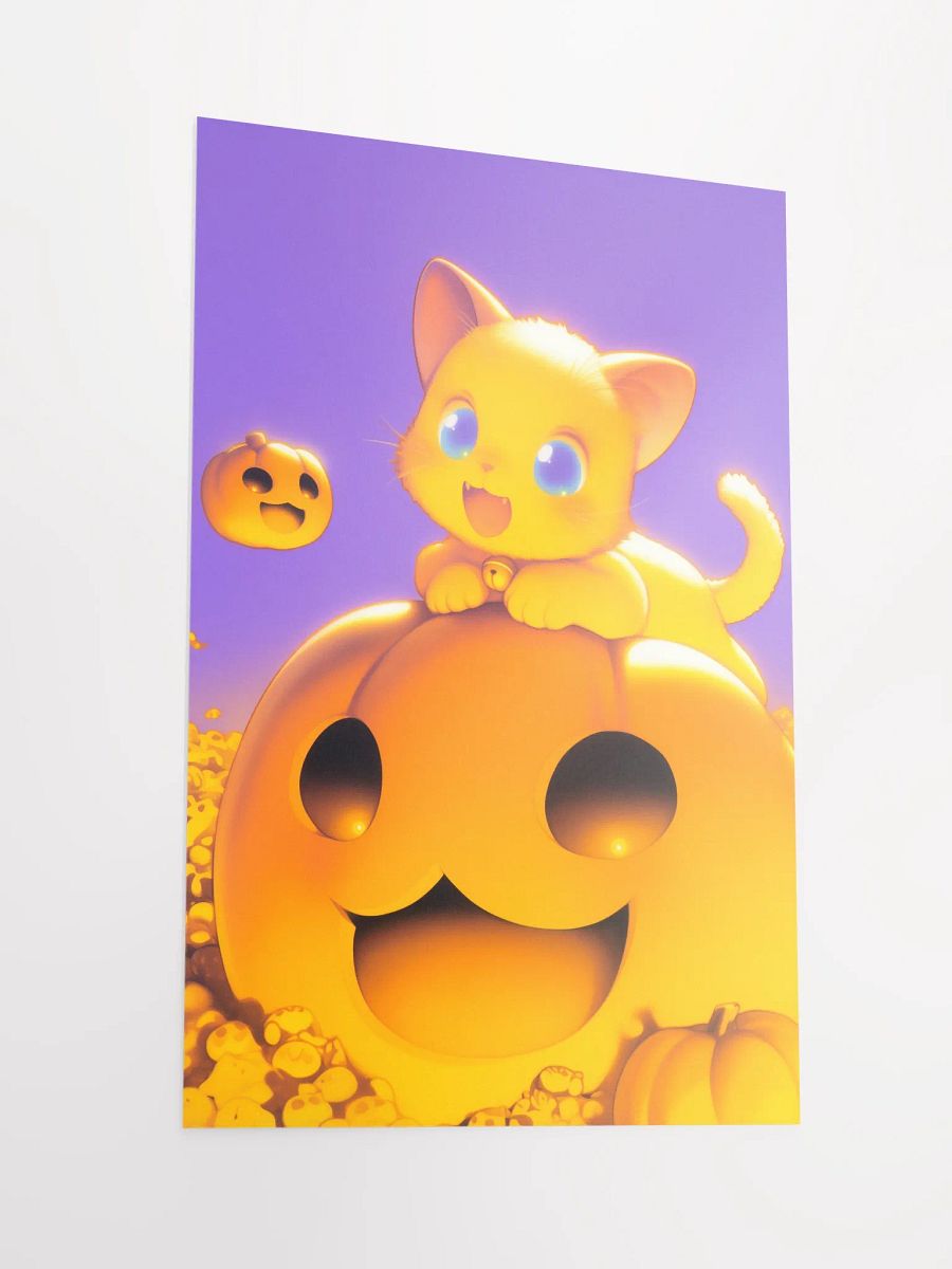 Whimsical Halloween Kitten Poster product image (2)